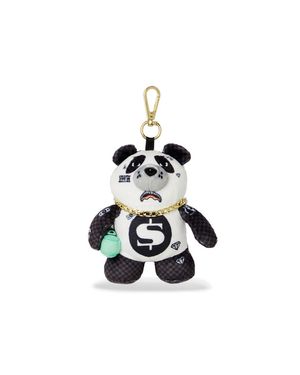 Chaveiro Sprayground Panda Mystery Bear Bag Clip Unissex