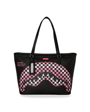 Bolsa Sprayground Shark Central Breakup Check Sorbet Unissex