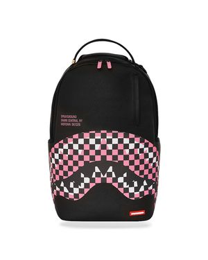 Mochila Sprayground Shark Central Breakup Check Sorbet Unissex